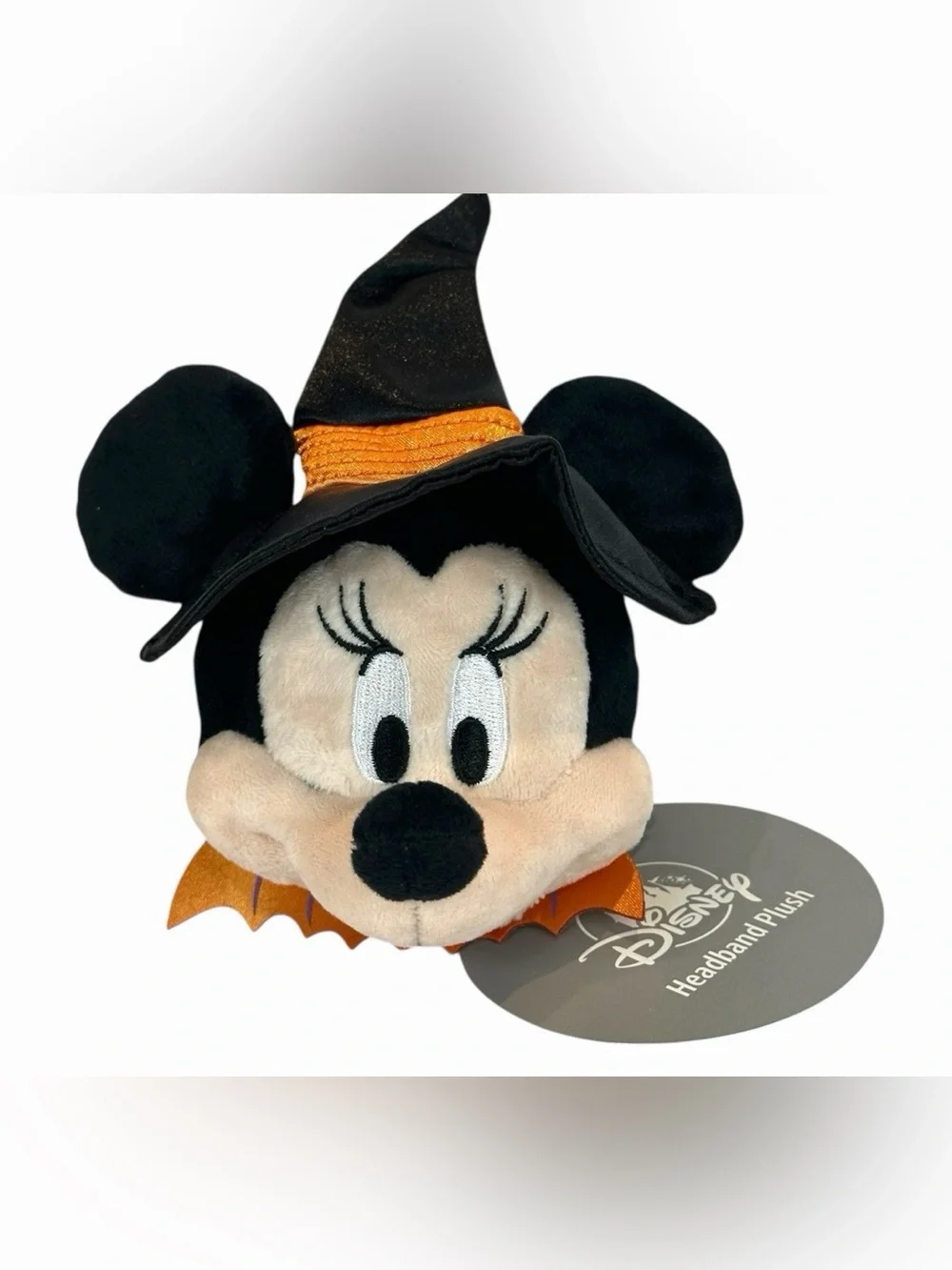 Disney Parks Minnie Mouse Witch Headband Plush